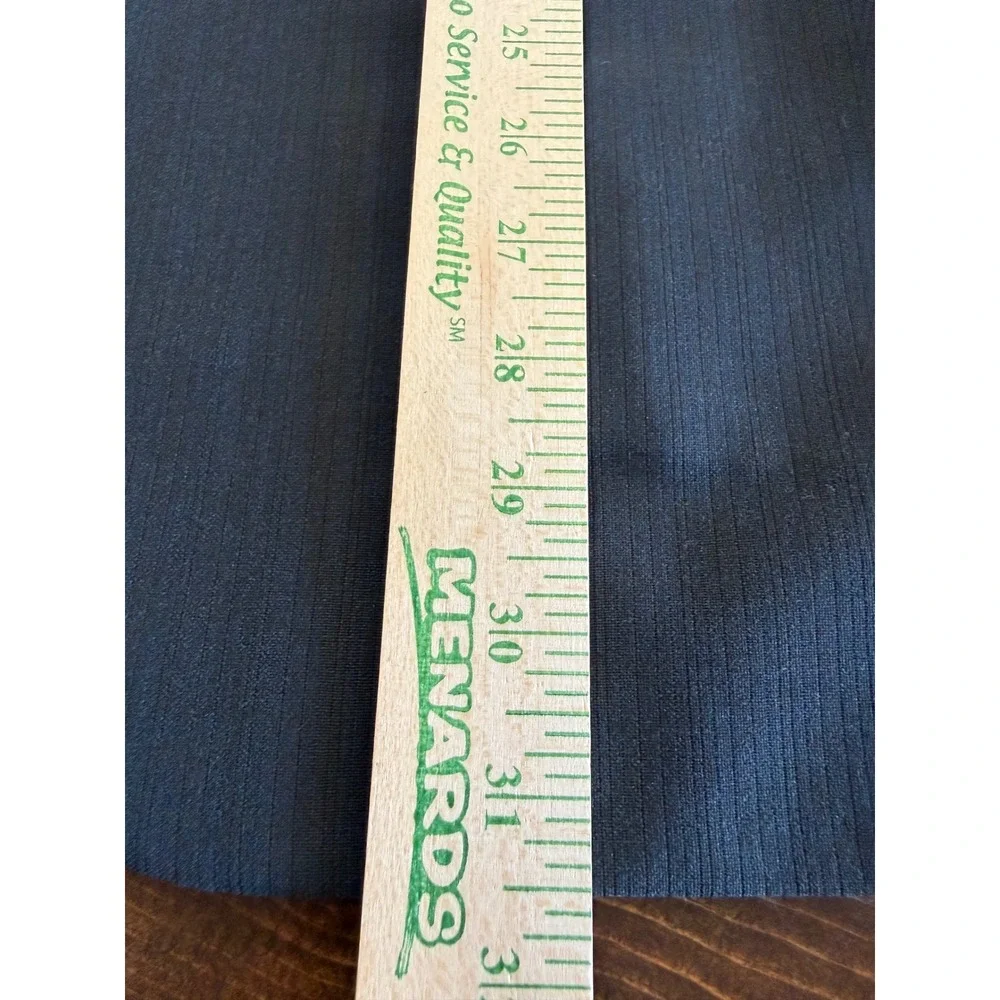Richman Brothers Mens Navy Blue Black 3 Button Blazer Sport Coat Size 40